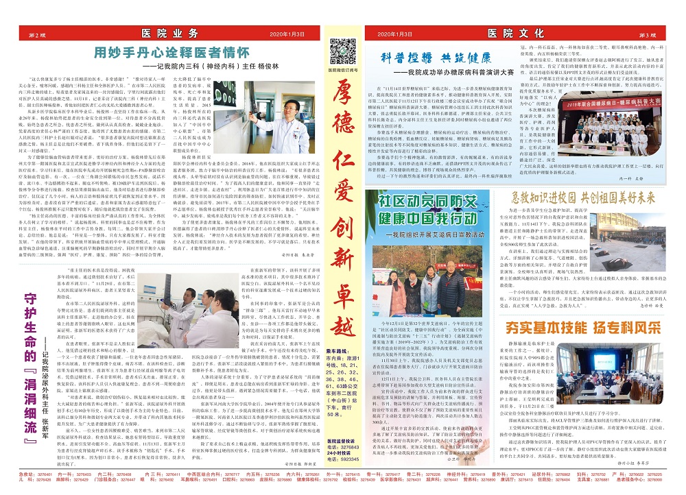 2019年今日二院報(bào)刊第四期...